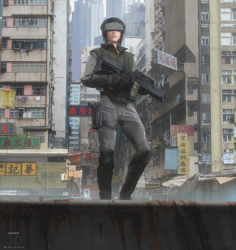 Illustration for article titled The Incredible Art Of The Ghost In The Shell Movie
